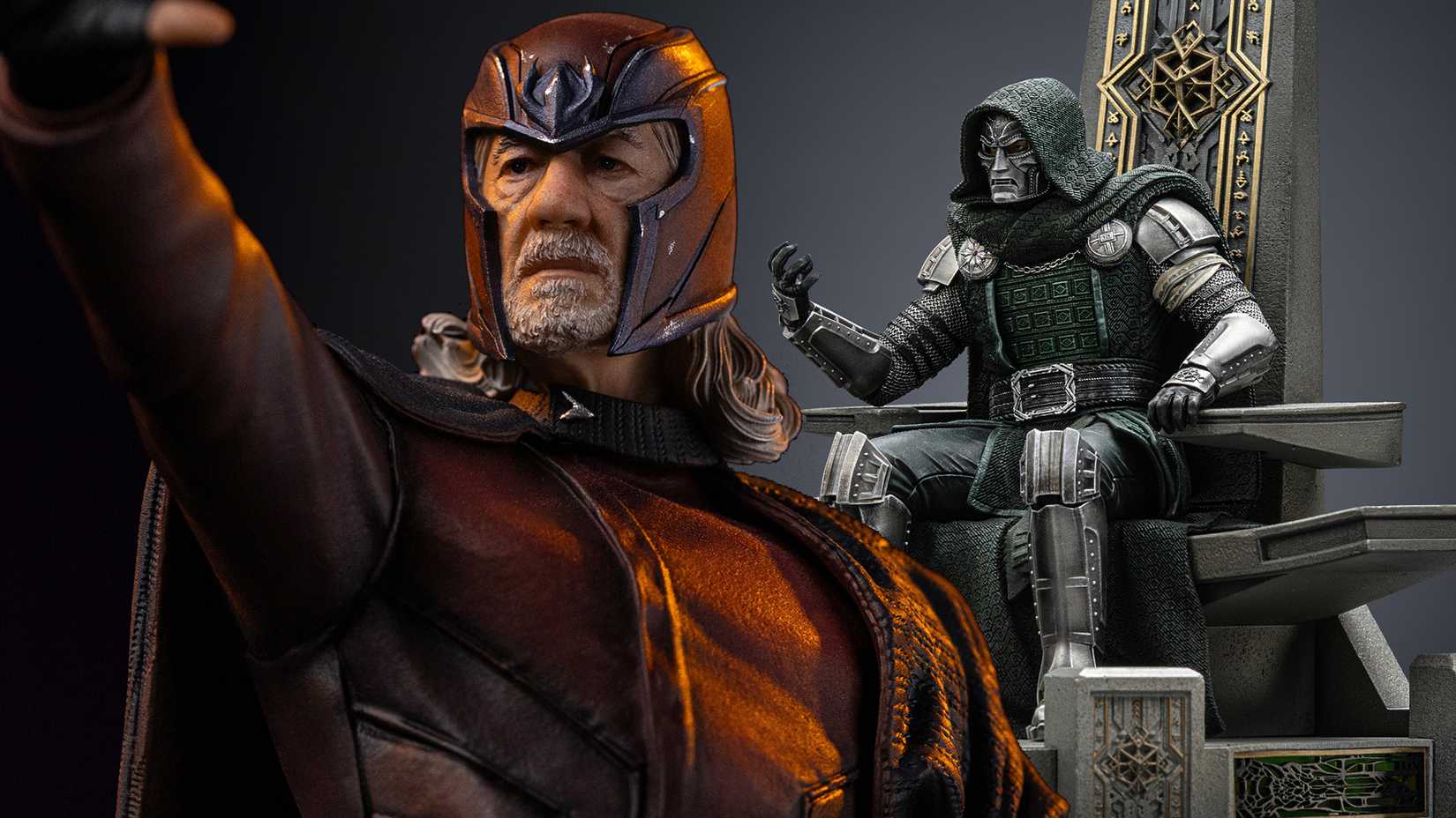 Iron Studios Magneto Doctor Doom Avengers Doomsday Reveal