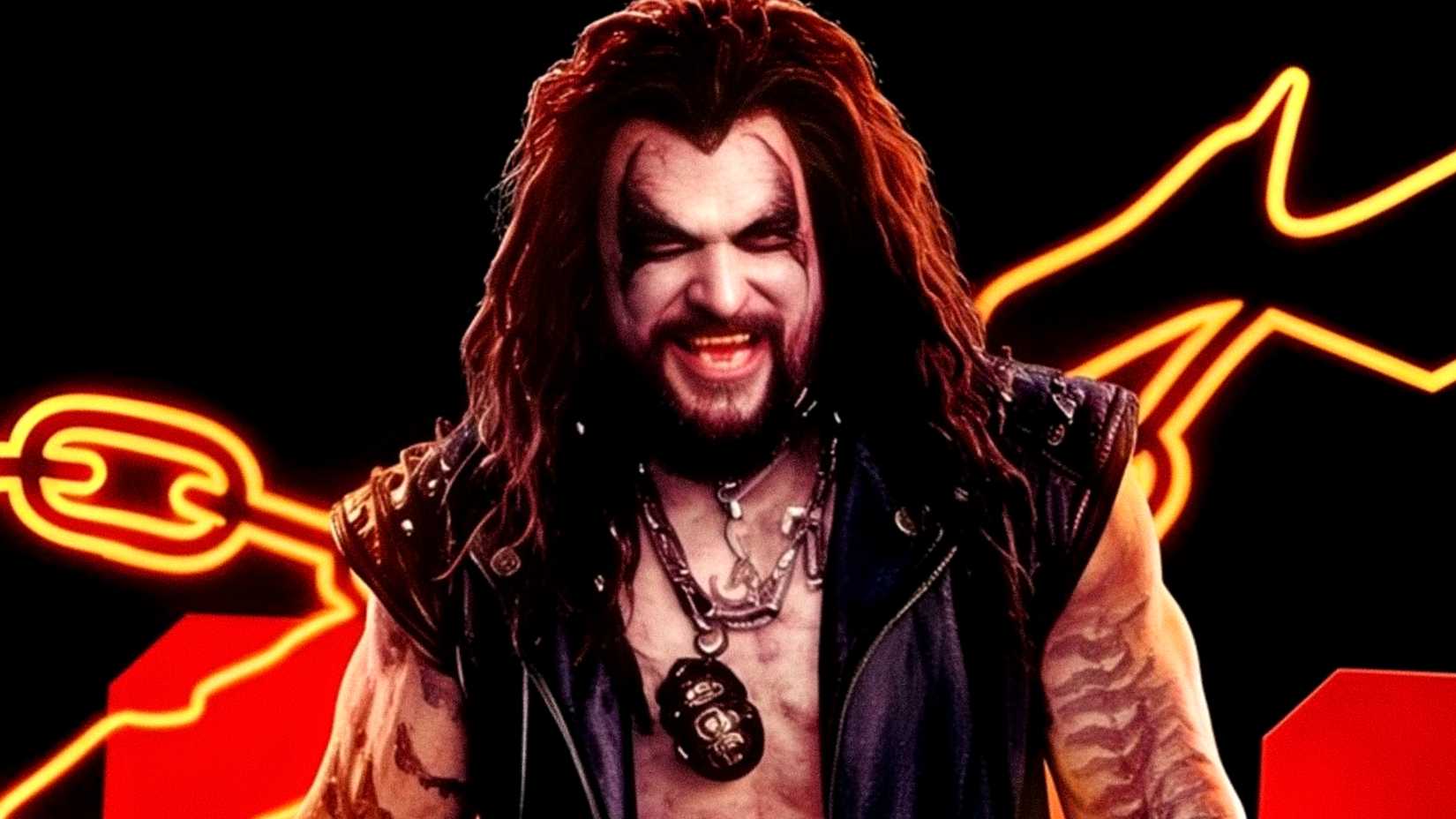 Jason Momoa's Lobo laughs in Supergirl poster
