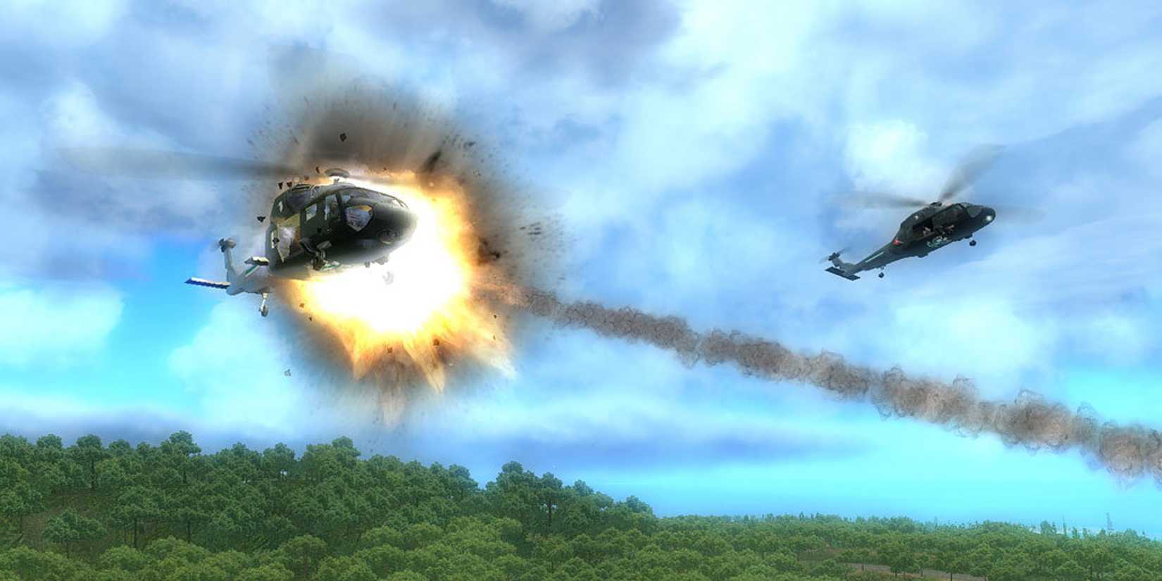 Just Cause Helicopter Explosion