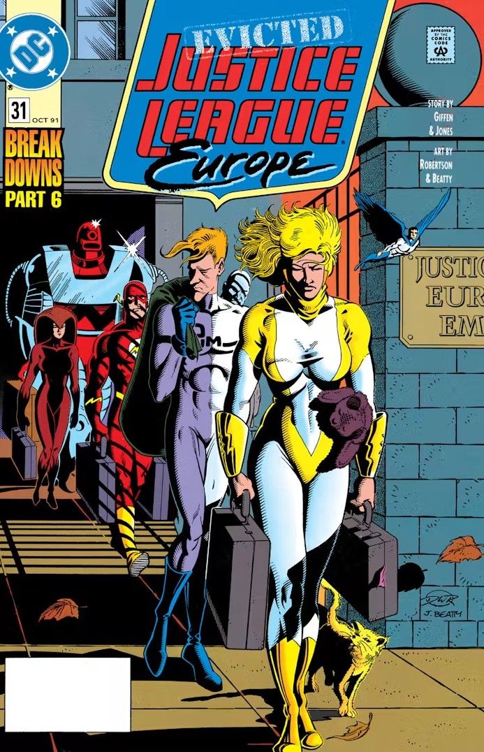 Cover to Justice League Europe issue 31