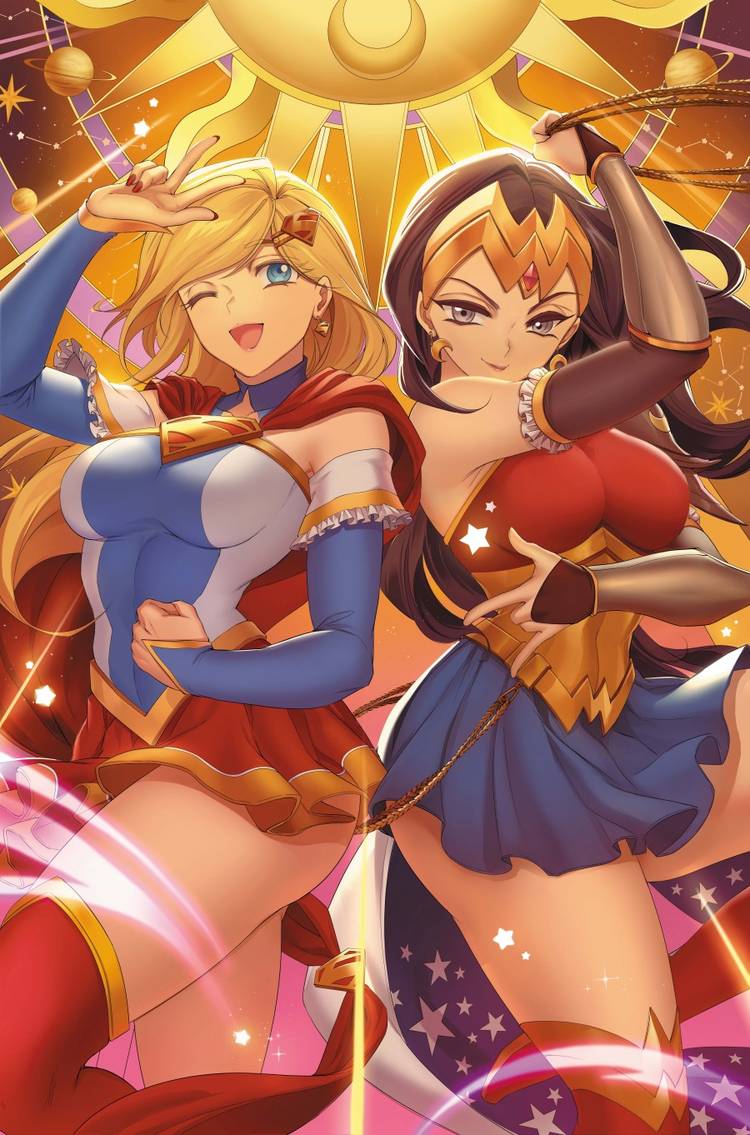 Justice league Unlimited Wonder Woman ו-Supergirl