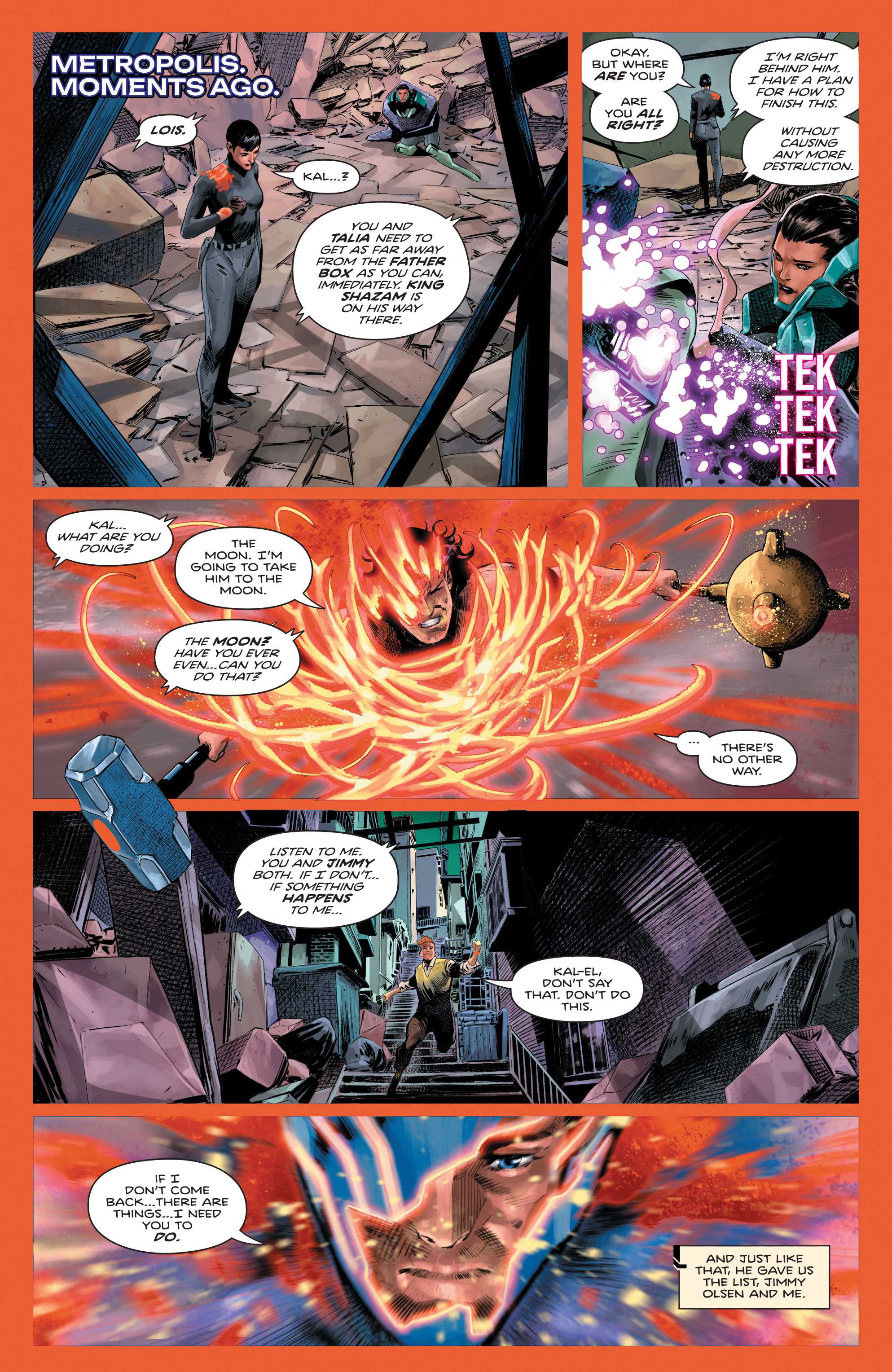 Kal-El flies up into space in Absolute Superman #21
