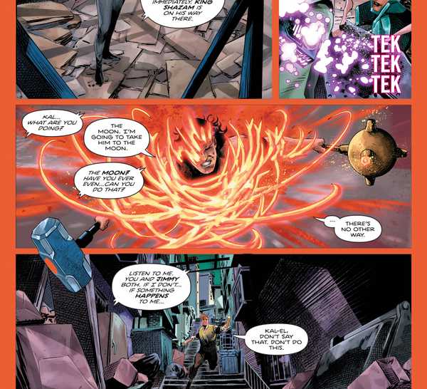 Kal-El flies up into space in Absolute Superman #21
