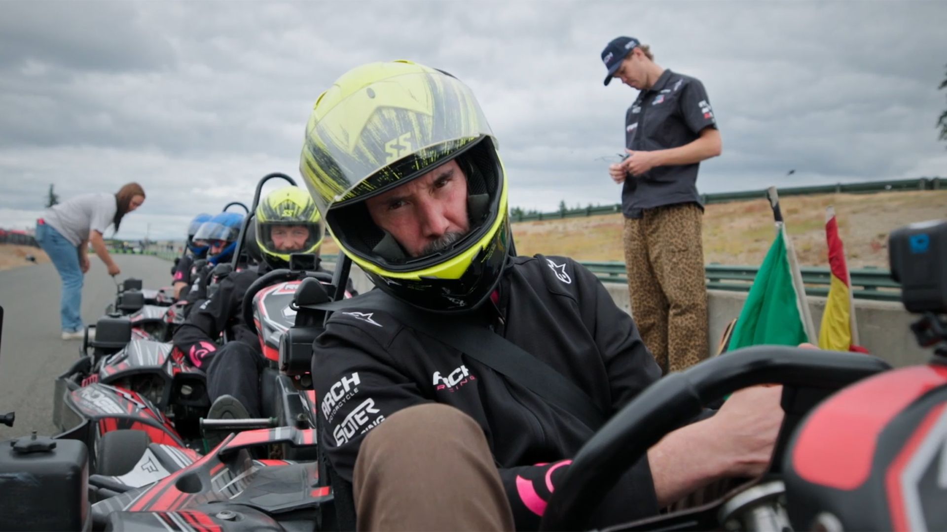 Keanu Reeves Takes On A Go-Kart Track In Hooligans: The ARCH Racing Project Episode 3 Clip image