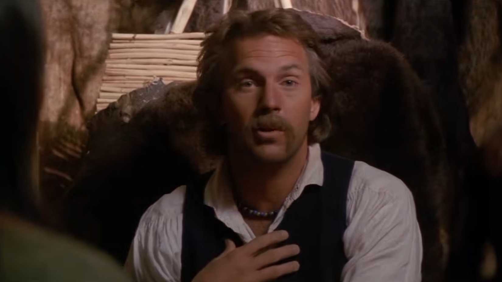 Kevin Costner introducing himself as John Dunbar in Dances with Wolves
