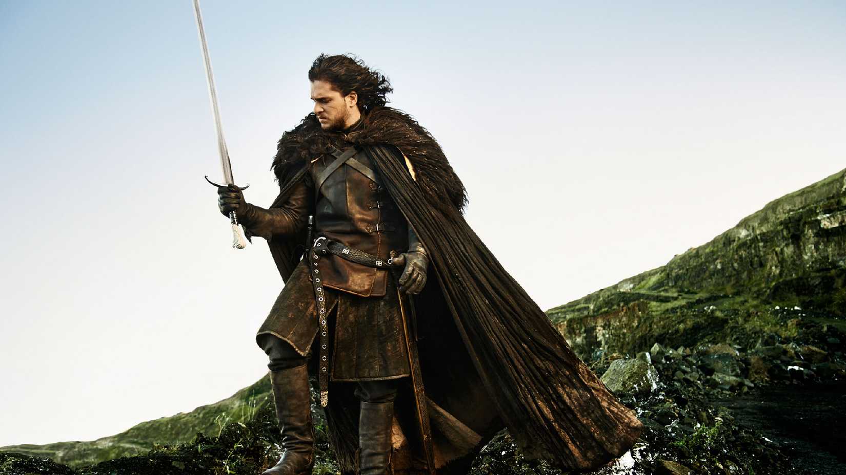 Kit Harington as Jon Snow in Game of Thrones season 5 promo