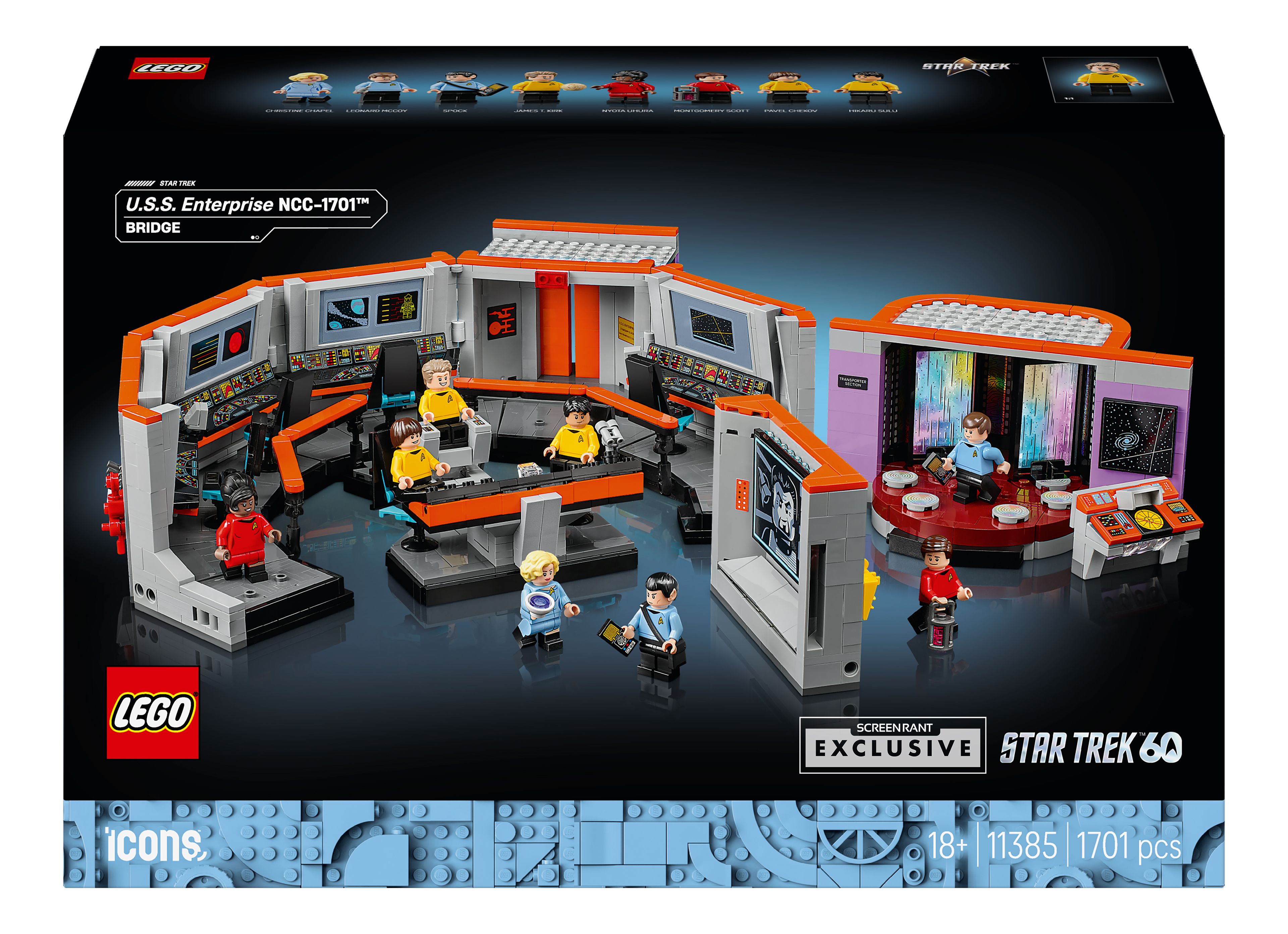 LEGO Icons Star Trek USS Enterprise NCC-1701 Bridge Set Box
