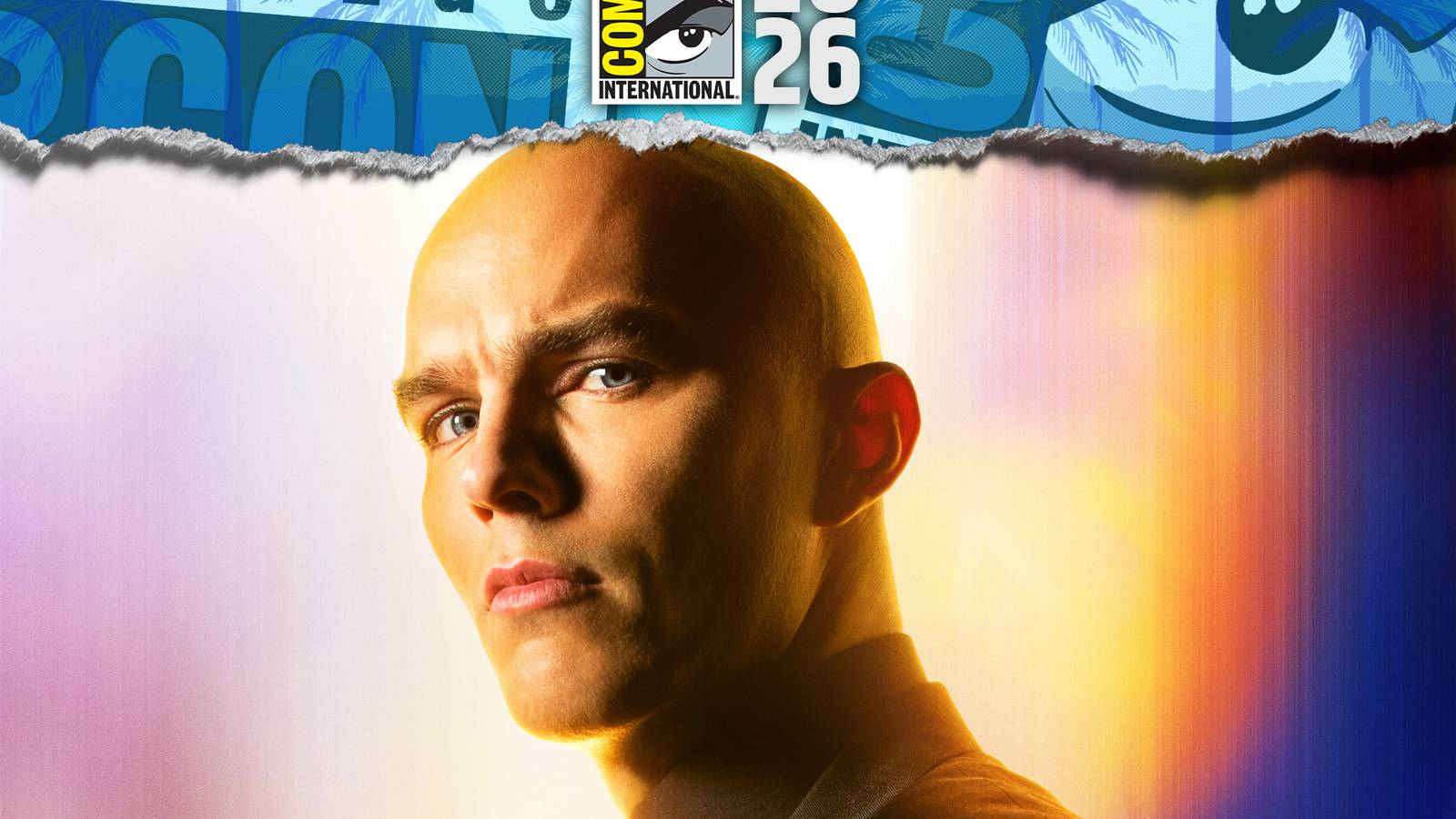 Lex Luthor in Superman and the SDCC overlay