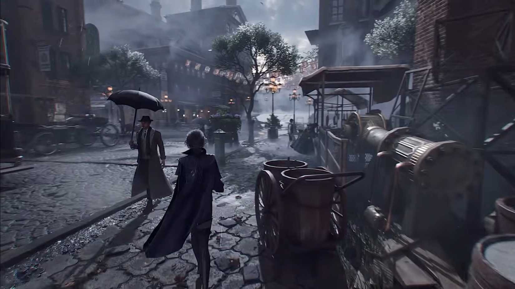 A character walks the dark streets of a city in Lord of Mysteries.