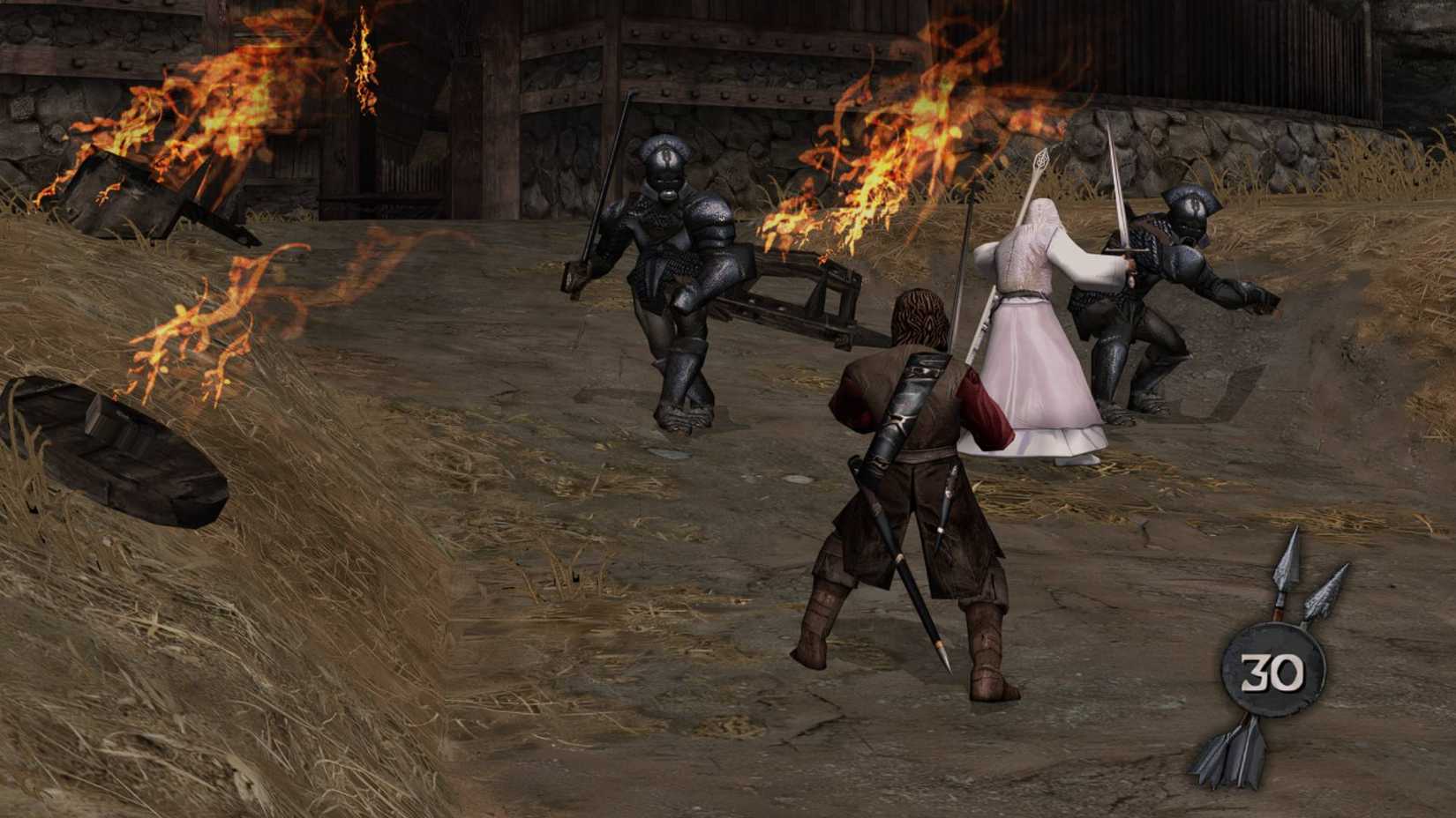 Gameplay of The Lord of the Rings Two Towers remastered mod.