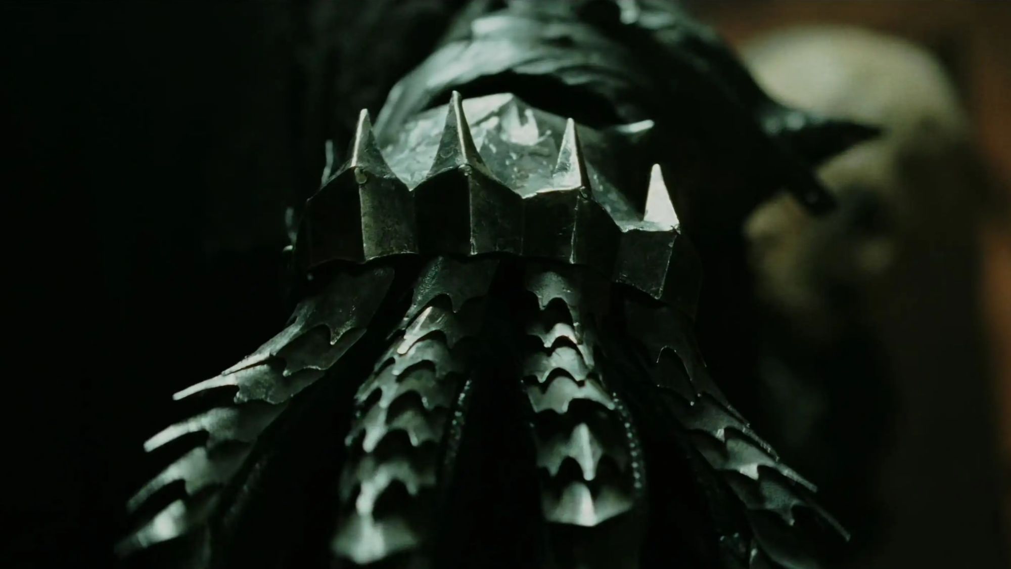 Lord of the Rings ROTK Nazgul King black metal glove-1