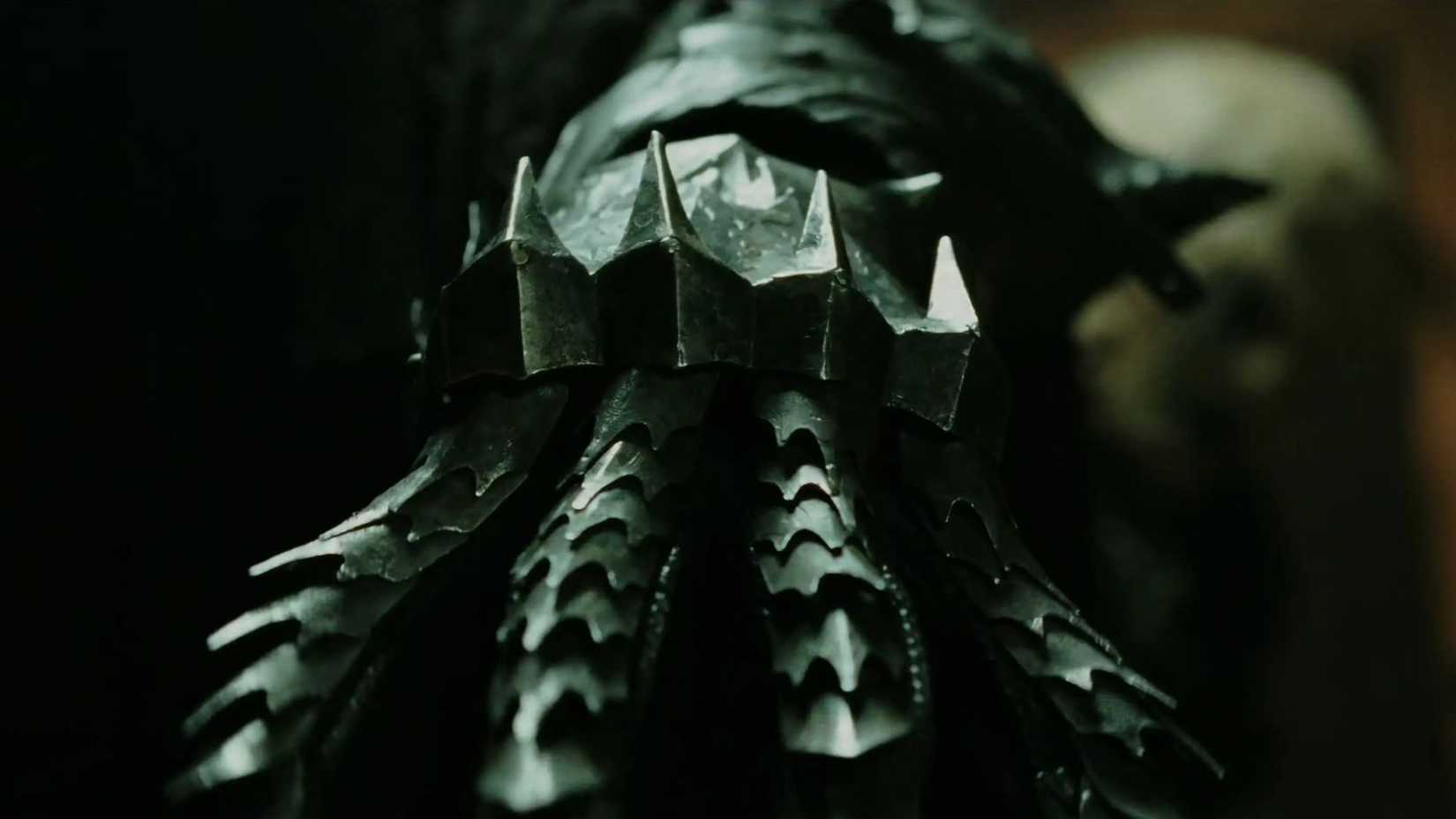 Lord of the Rings ROTK Nazgul King black metal glove-1