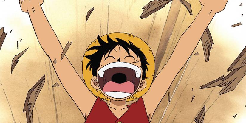 Luffy in One Piece anime pilot