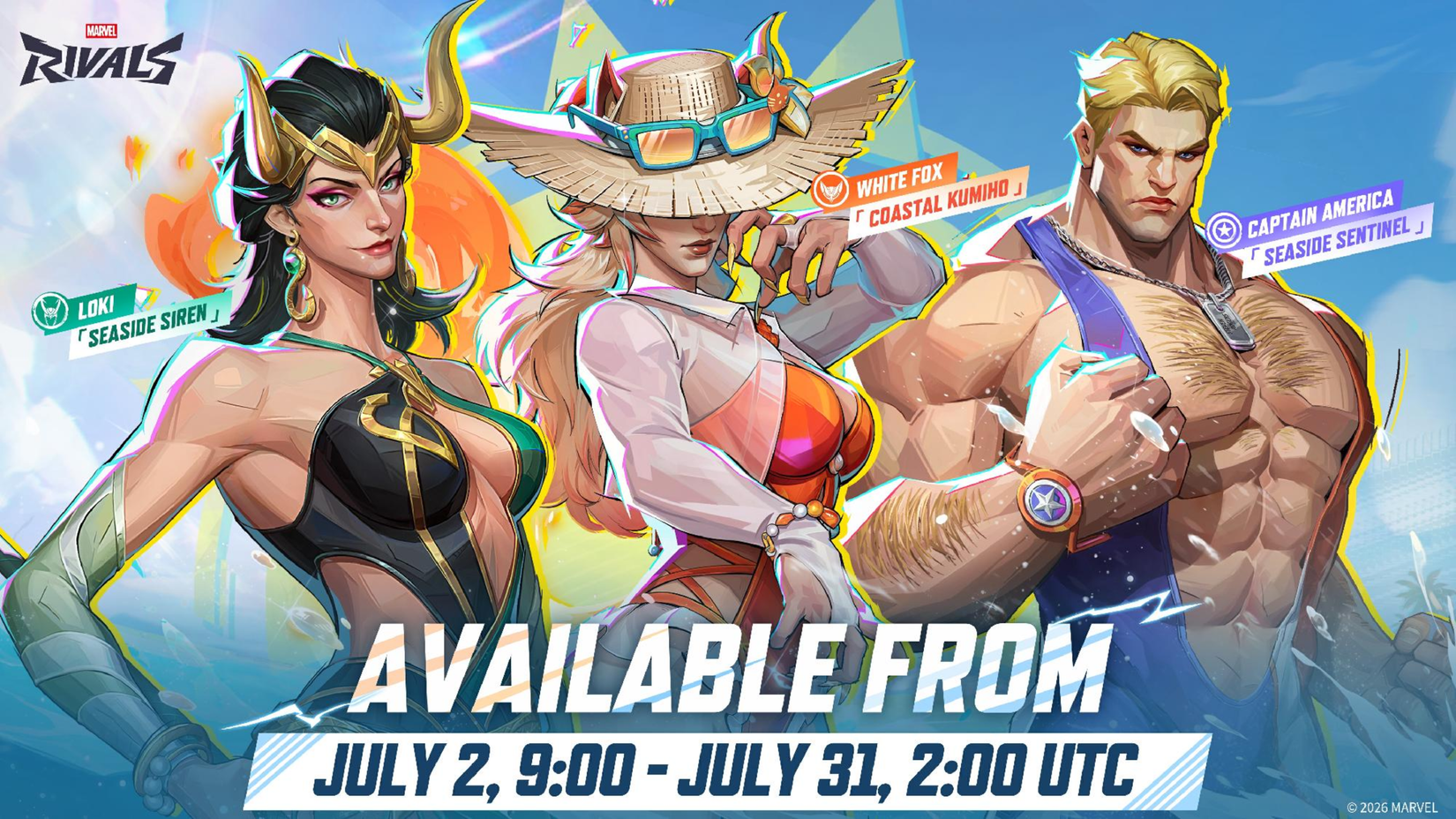marvel rivals swimsuit special cosmetics