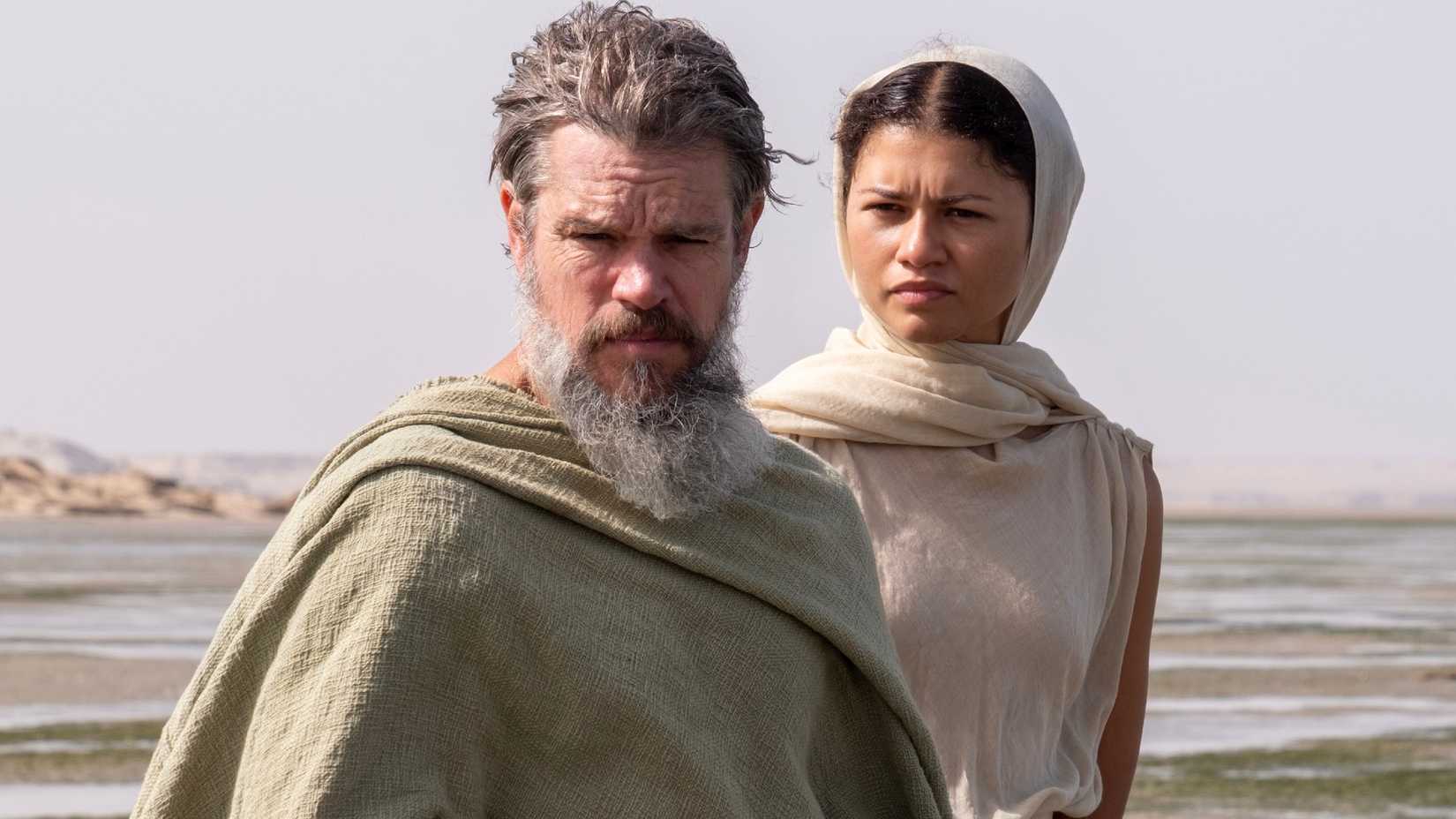 Matt Damon and Zendaya in The Odyssey