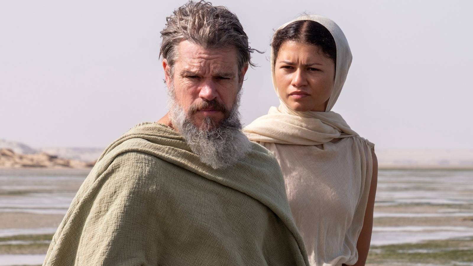 Matt Damon and Zendaya in The Odyssey