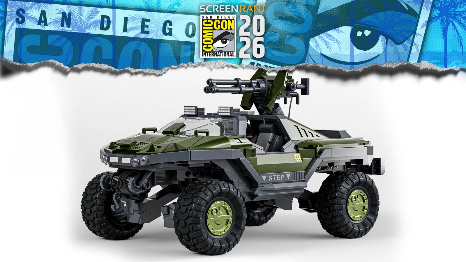 Mattel Brick Shop Halo UNSC M12 Warthog Reveal