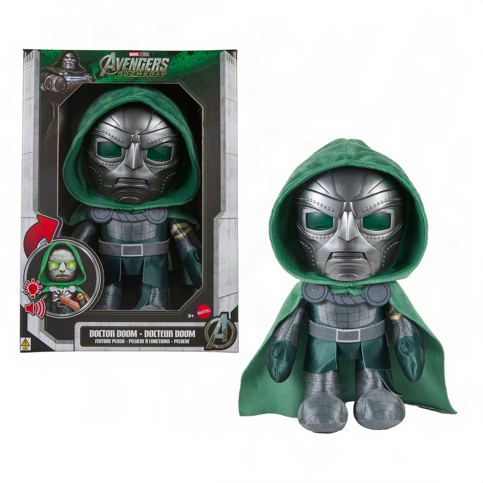 Mattel Marvel Studios Avengers Doomsday Doctor Doom Feature Plush 2