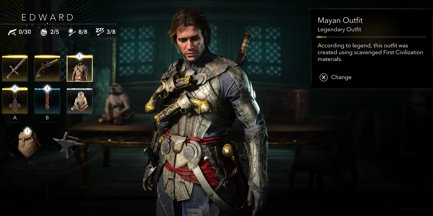 Mayan Outfit in Black Flag Resynced