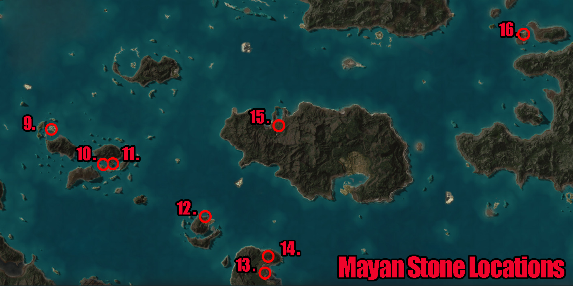 Assassin's Creed Black Flag Resynced: Where To Find All Mayan Stones
