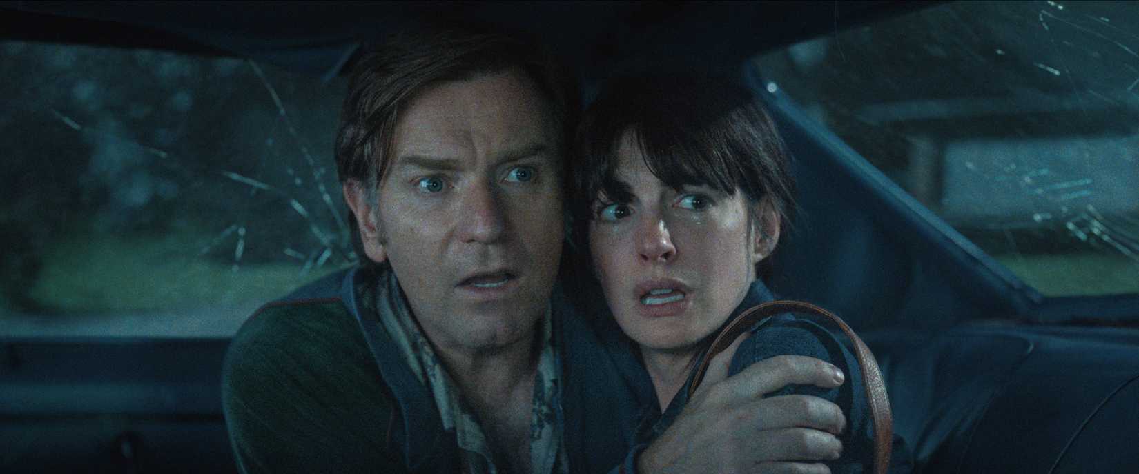 THE END OF OAK STREET, from left: Ewan McGregor, Anne Hathaway, 2026. © Warner Bros.