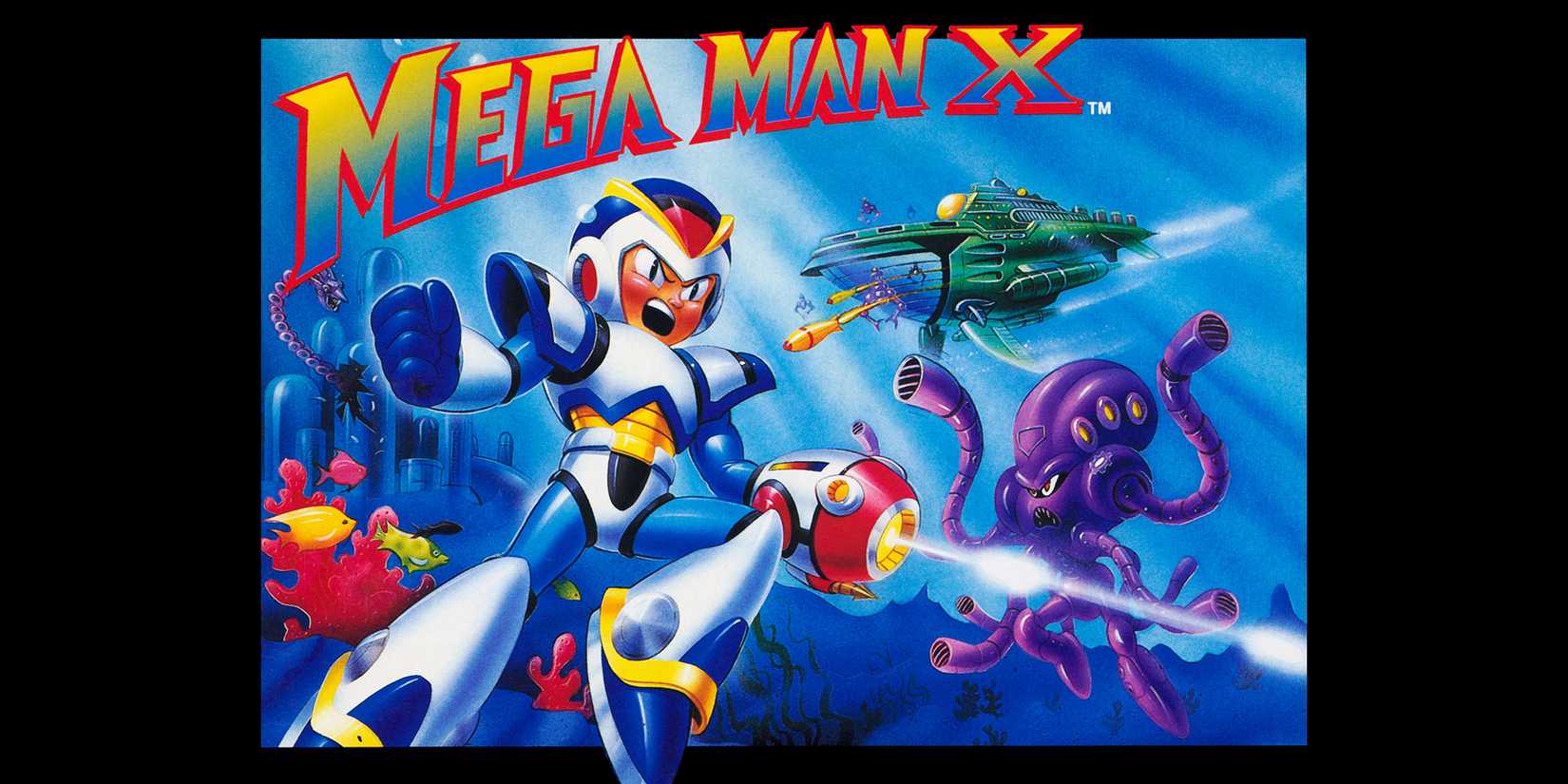 Mega Man X box art.