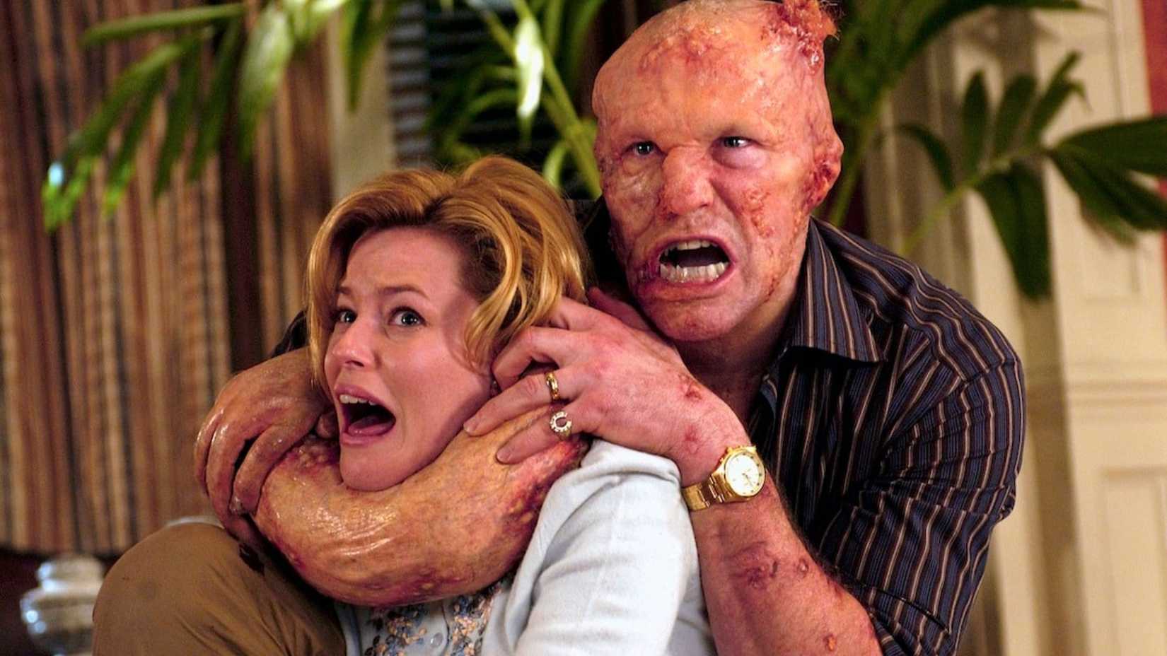 Michael Rooker as Grant with Elizabeth Banks as Starla in Slither