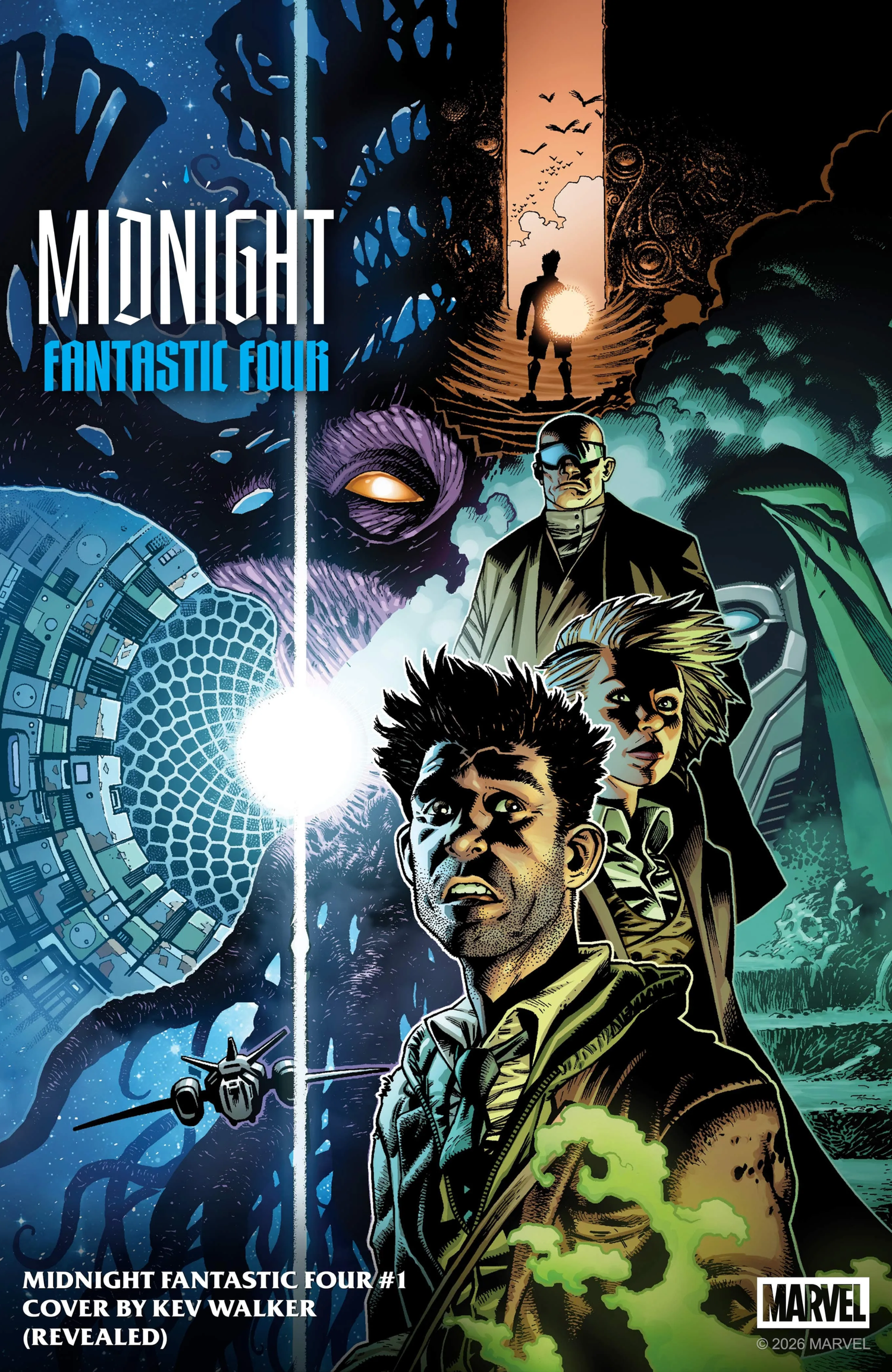 midnight fantastic four 1 kev walker cover