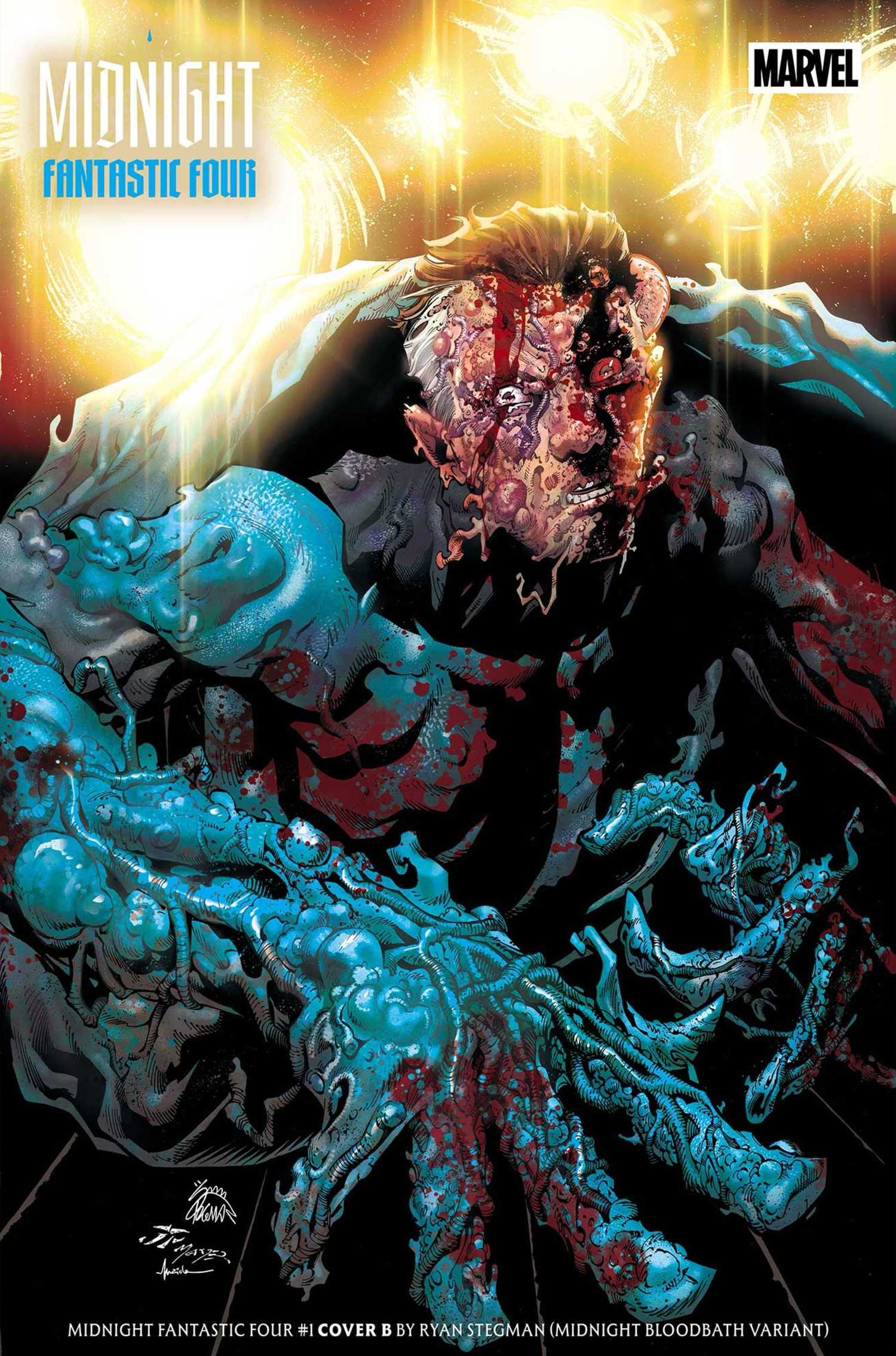 Midnight Fantastic Four #1 variant showing reed richards 2