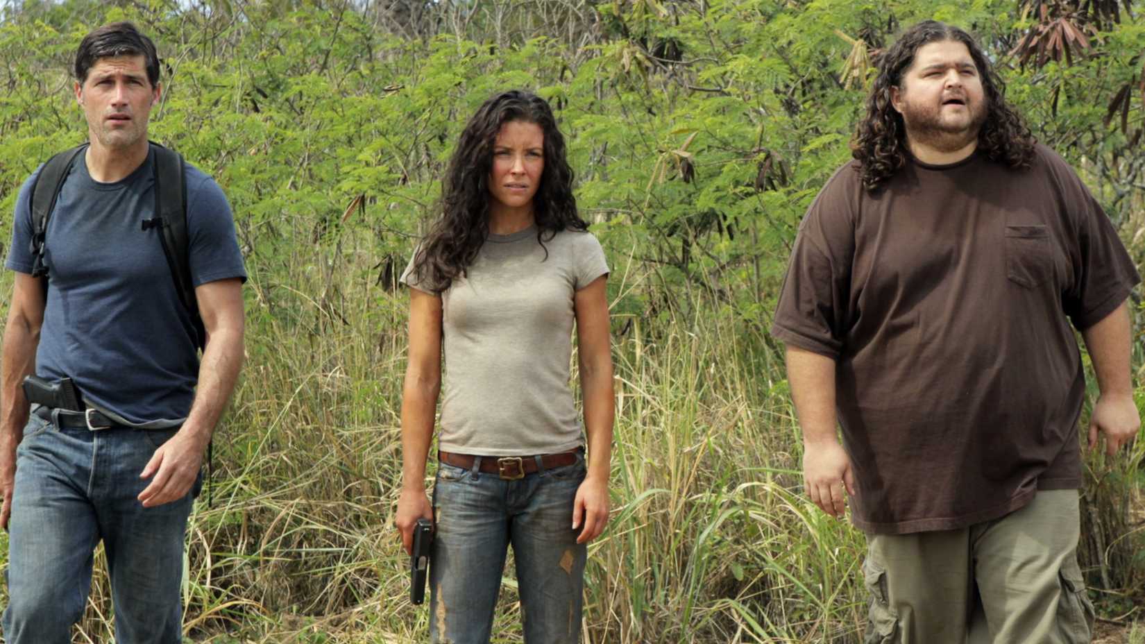Jack, Kate, and Hurley in ABC's Lost