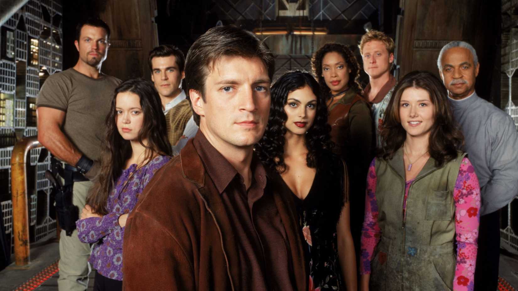 Nathan Fillion and the rest of the Firefly cast