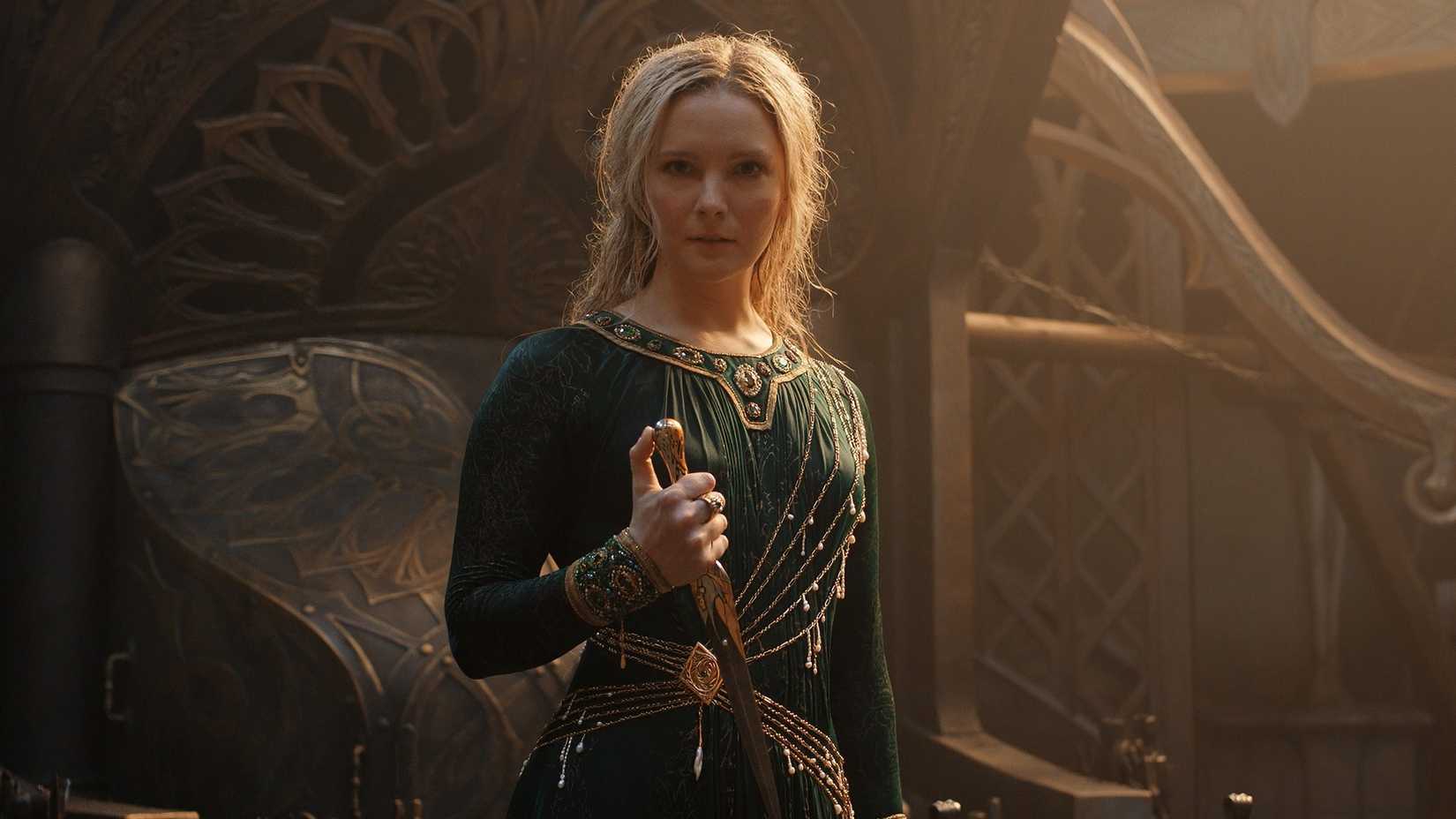 Morfydd Clark in Rings of Power