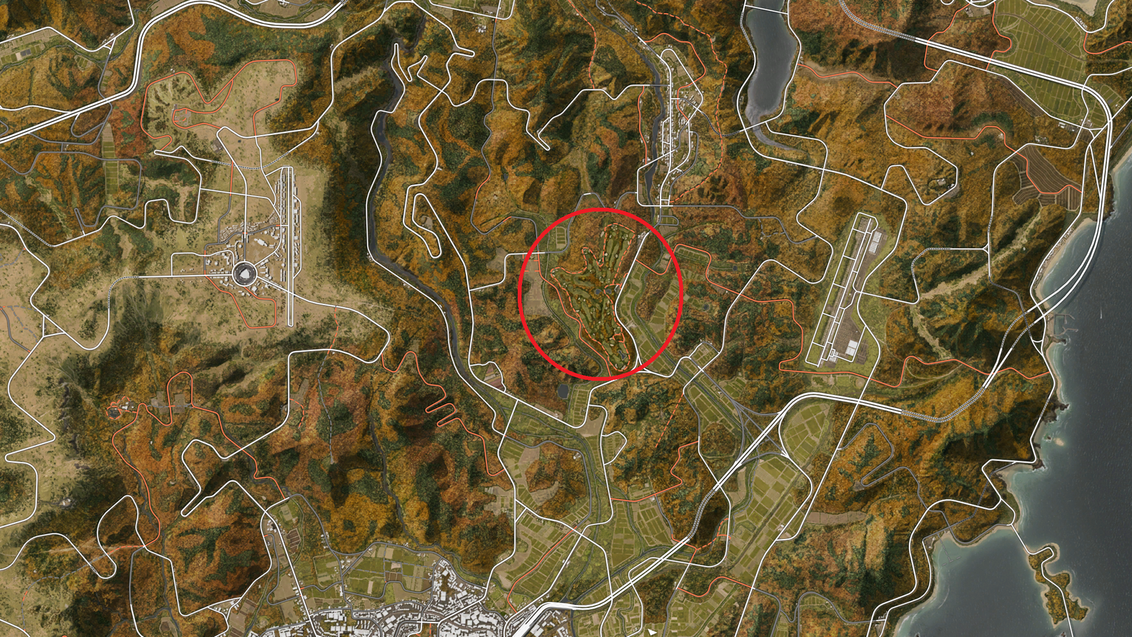 naruo golf course location