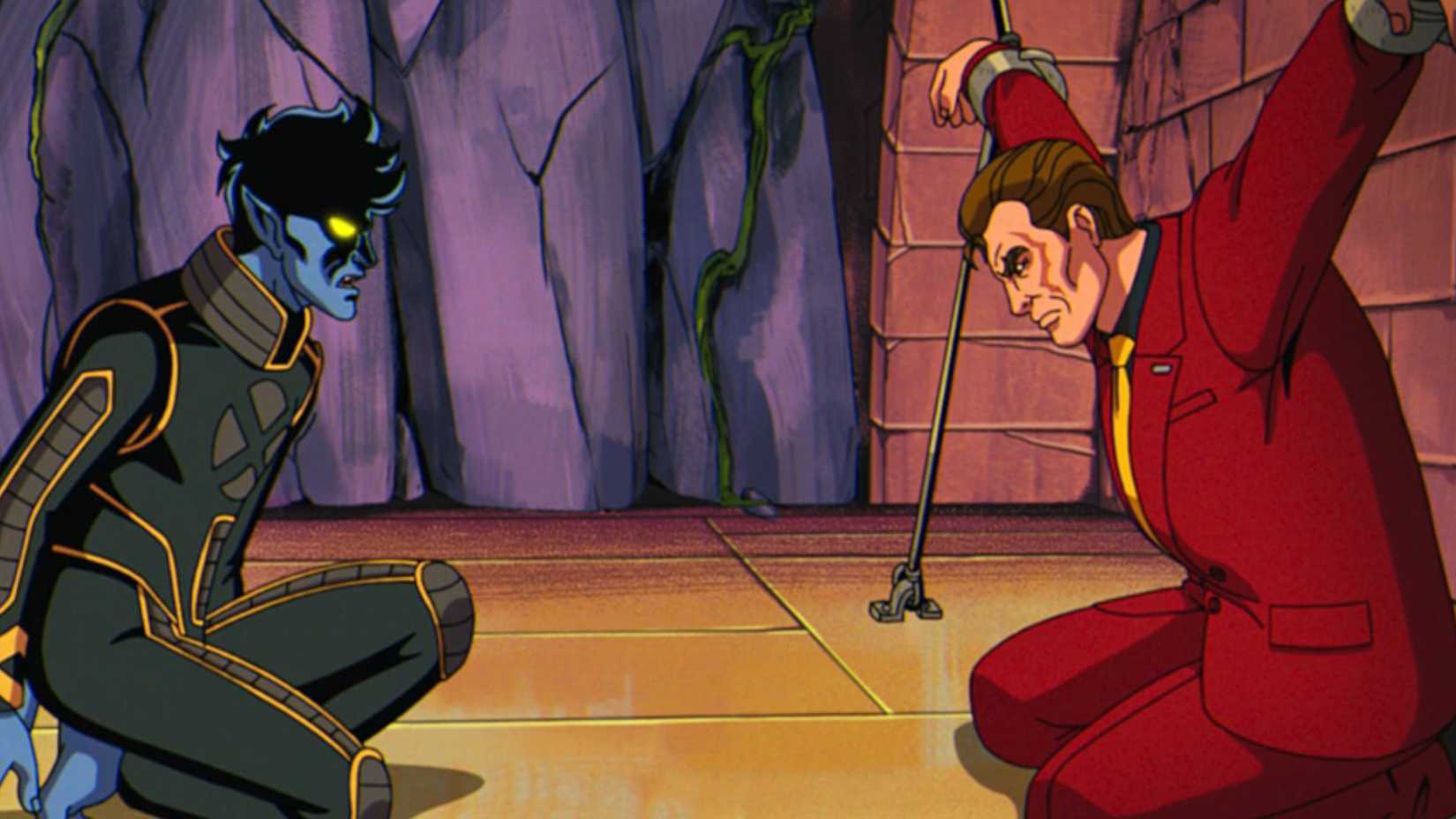 Nightcrawler Quoting Scripture to Creed in X-Men '97 Season 2 Episode 7