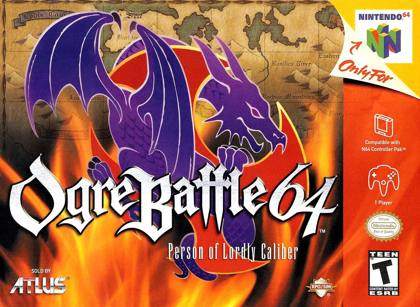 Ogre Battle 64 cover image
