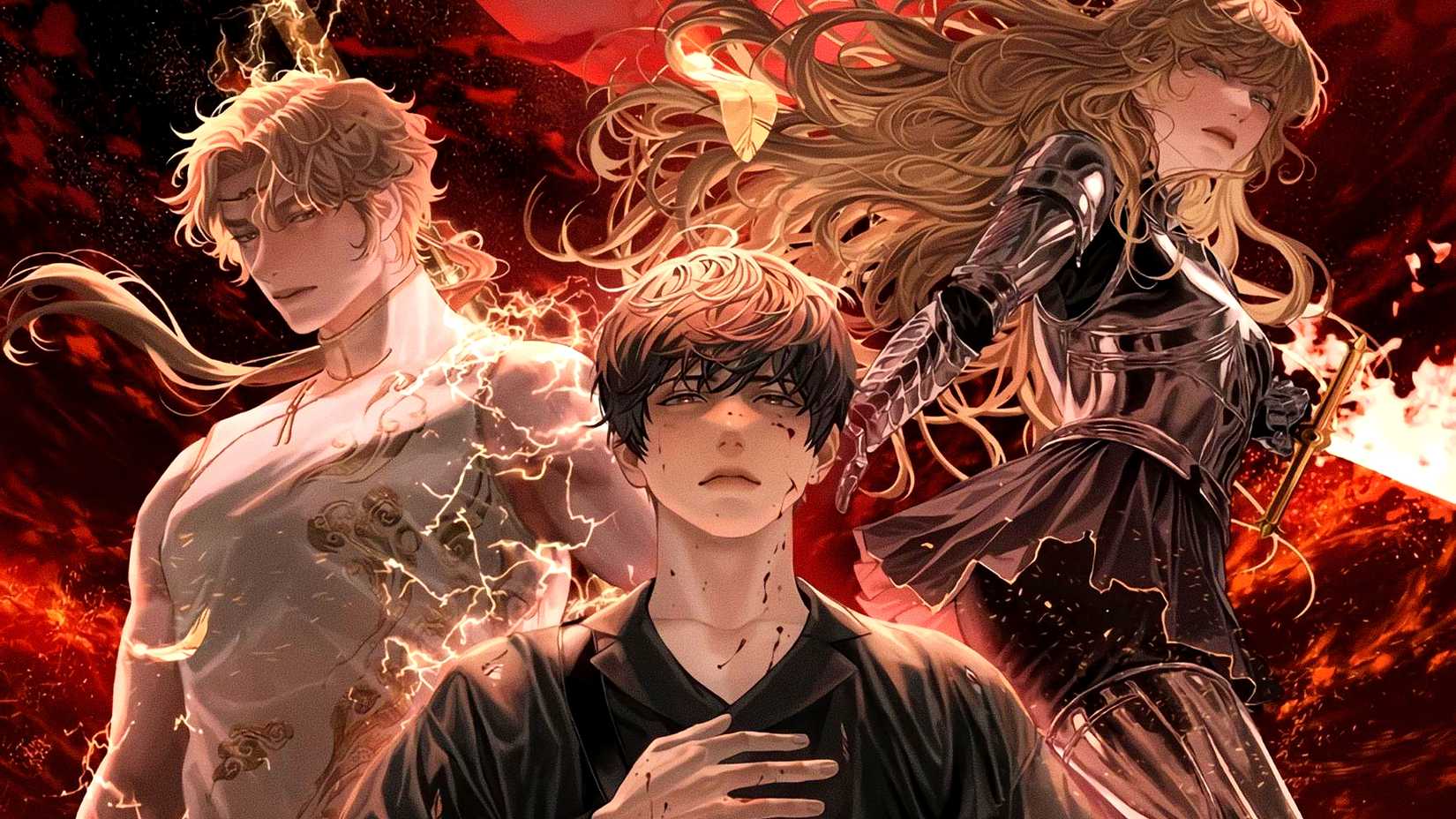 Omniscient Reader's main characters pose together for the poster