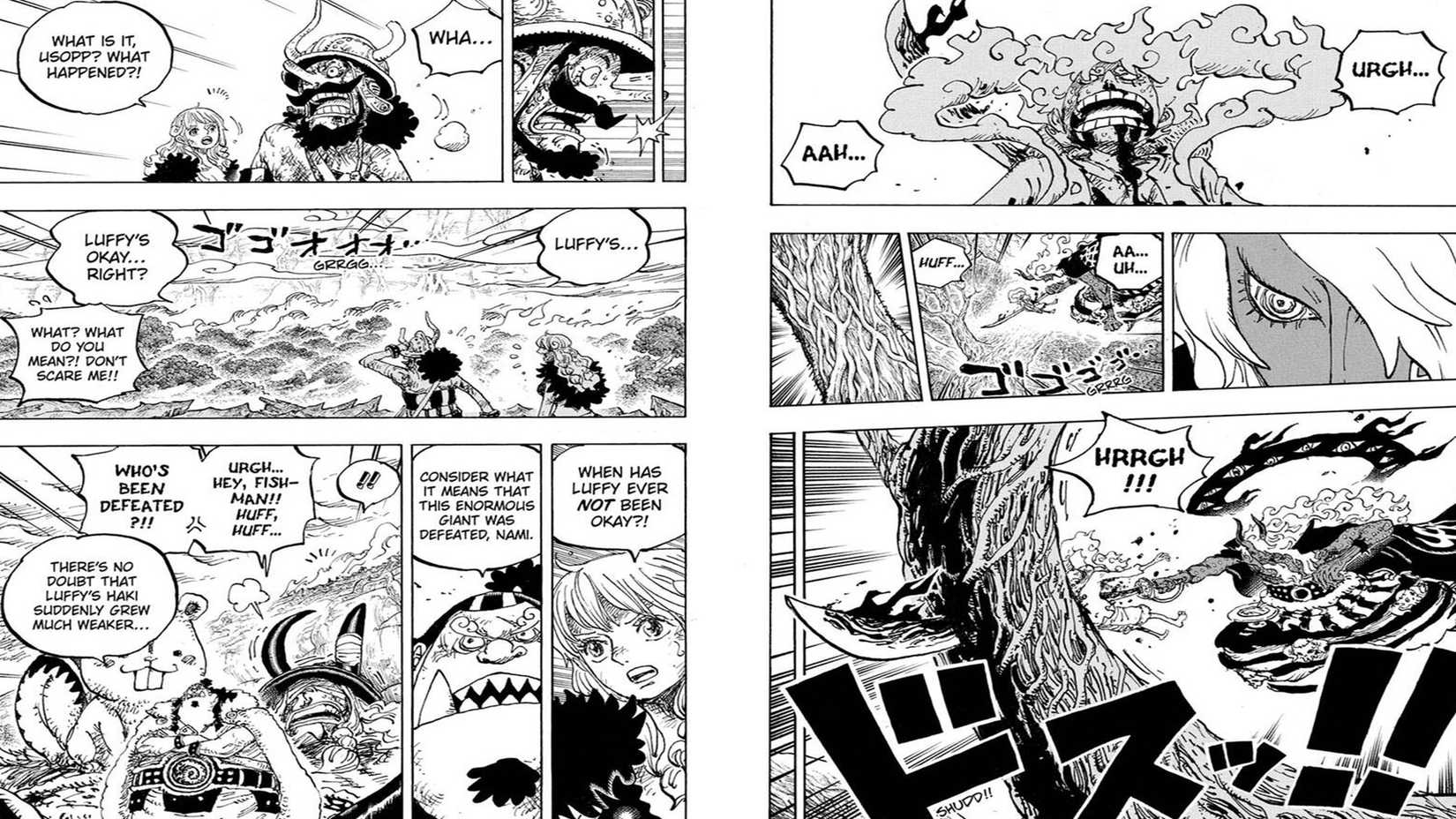 Usopp utilise enfin à nouveau son Haki