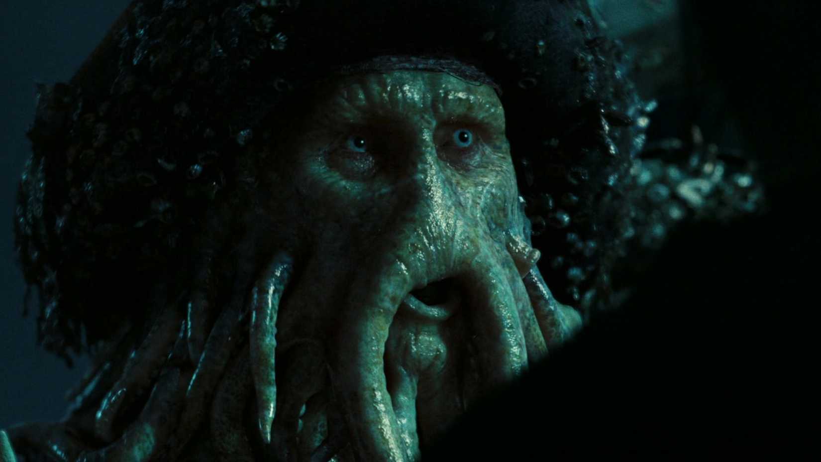 Pirates of the Caribbean Davy Jones talking to Jack