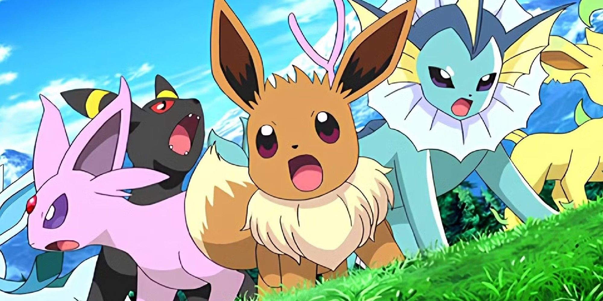 Pokemon Eevee and Eeveelutions