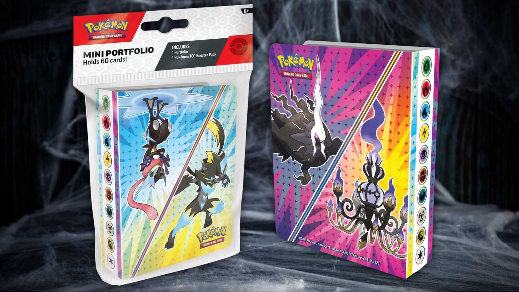 Pokemon TCG mini portfolio pitch black