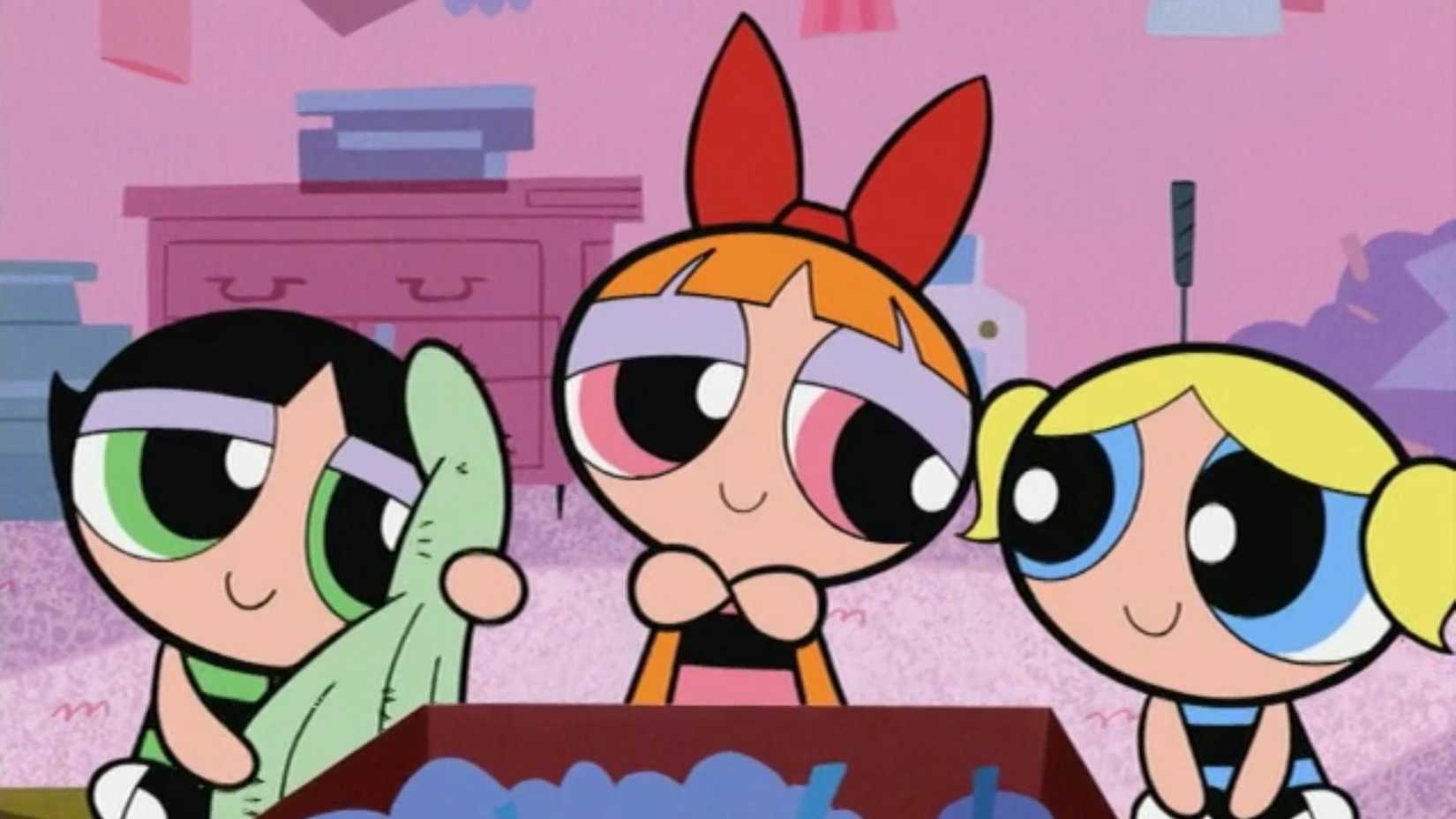 PowerPuff Girls original show Buttercup Blossom Bubbles