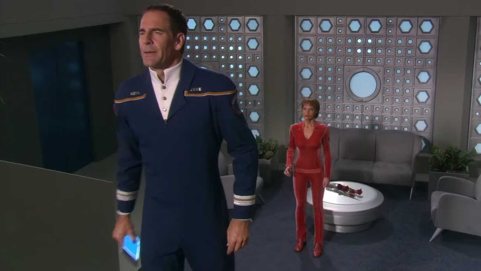 President Archer and T'Pol Enterprise