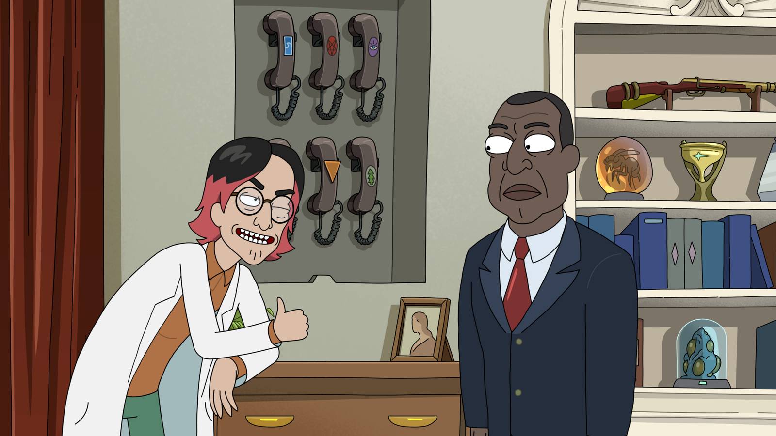 Rick & Morty Spinoff President Curtis Season 2's Fate Quickly Decided By Adult Swim