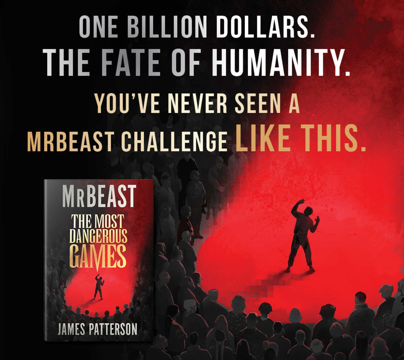 promo art from mrbeast and james patterson's book the most dangerous games