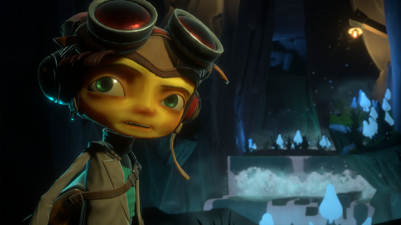 Psychonauts 2 cutscene screenshot of protagonist