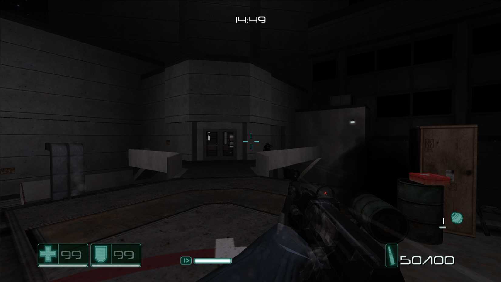 F.E.A.R. Gameplay screenshot POV of soldier