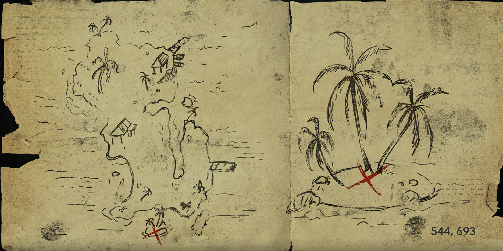 Random Treasure Map in AC Black Flag Resynced