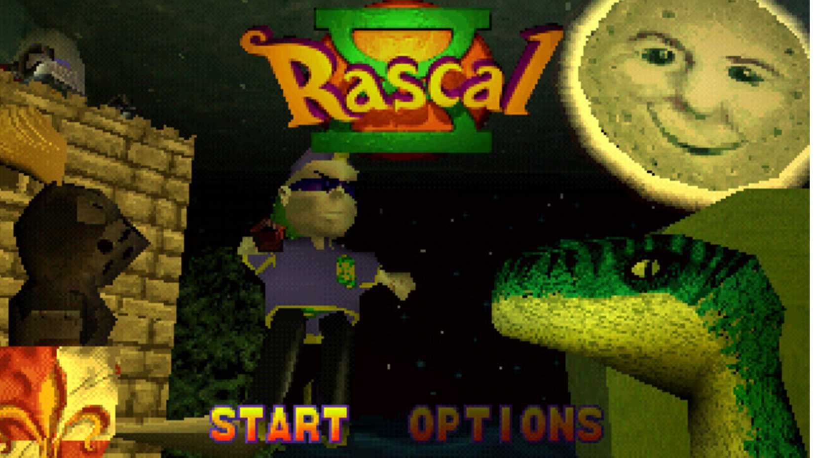 Rascal start menu on PS1