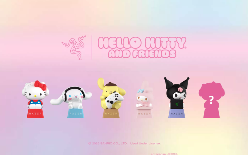 Razer Hello Kitty and Friends Sanrio blind box poster