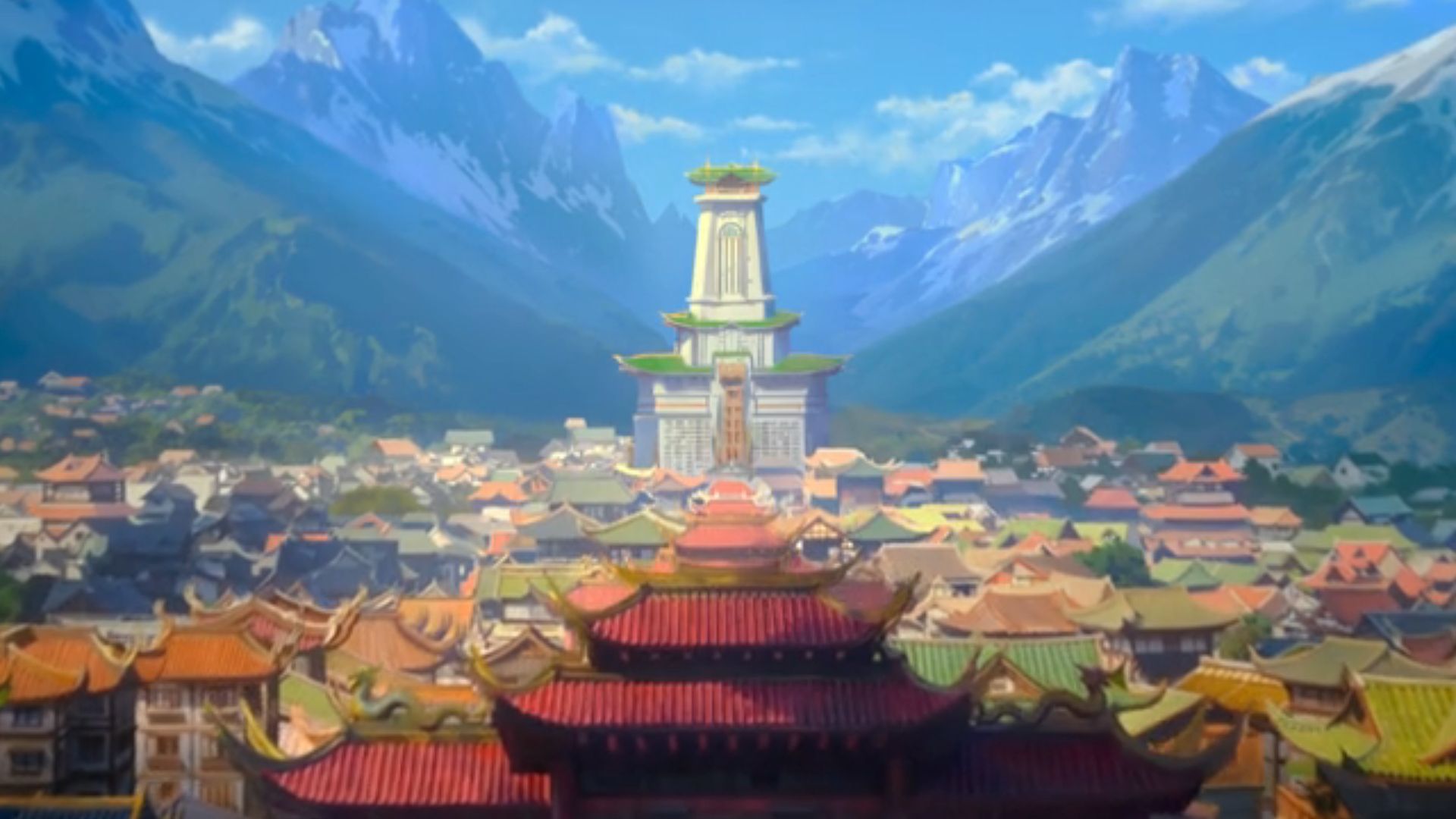 Republic City in Avatar Aang The Last Airbender